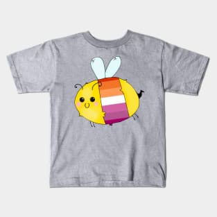 Pride Bees - Lesbian Kids T-Shirt